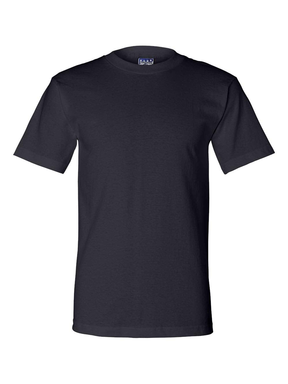 Bayside Union-Made Short Sleeve T-Shirt - Navy, XL