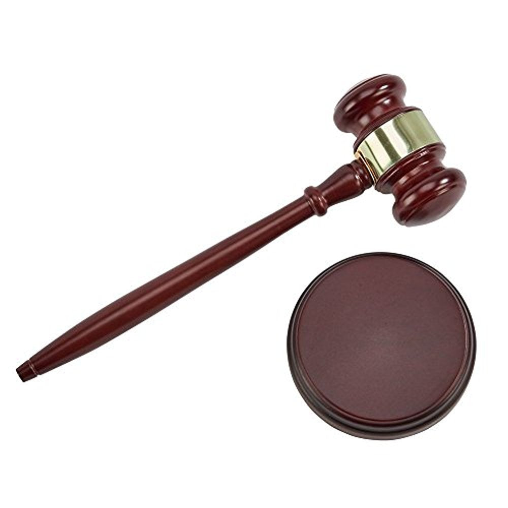 Creative Gifts Wood Gavel/4 Block