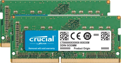 Crucial Ram 16Gb Kit (2X8Gb) Ddr4 2400 Mhz Cl17 Laptop Memory Ct2K8G4Sfs824A