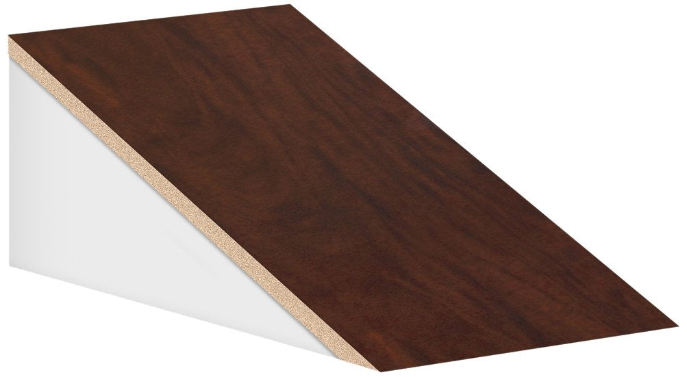 Sloping Hood - for 12 Inches Wide - 21 Inch Deep Designer Wood Locker - 1 Wide - Mahogany