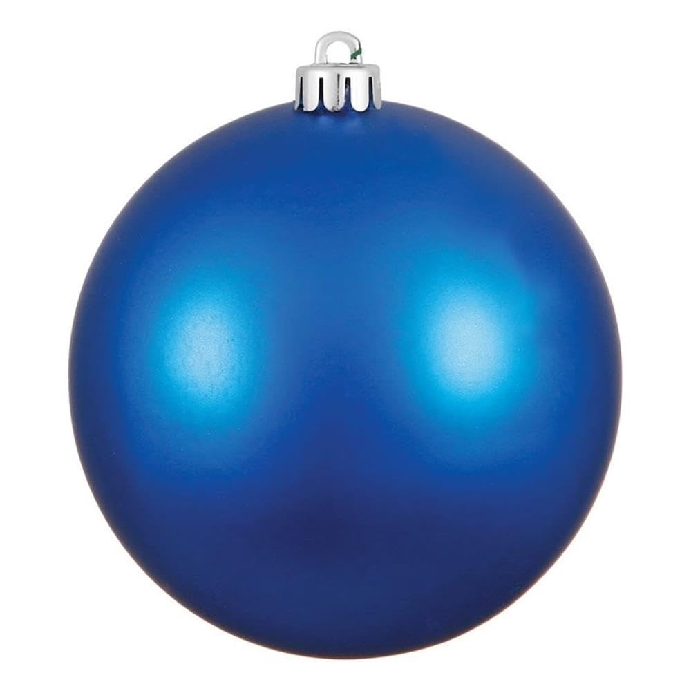 Casafoyer  3” Blue Matte Ball UV Drilled 12/Bag - N590802DMV - (Pack Of 2)