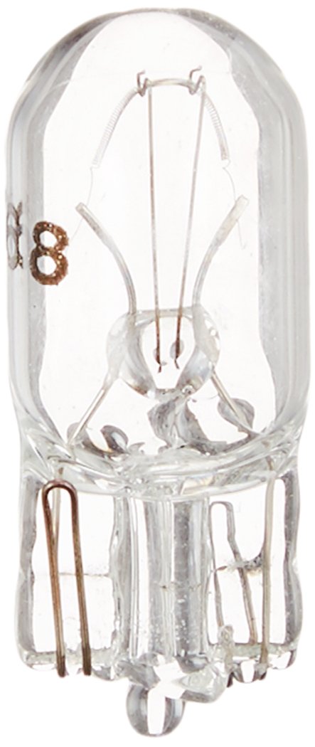 RoadPro RP-168P6 Clear 168 Heavy Duty Replacement Bulb Mini License Plate Automotive Light Bulbs - Pack of 6