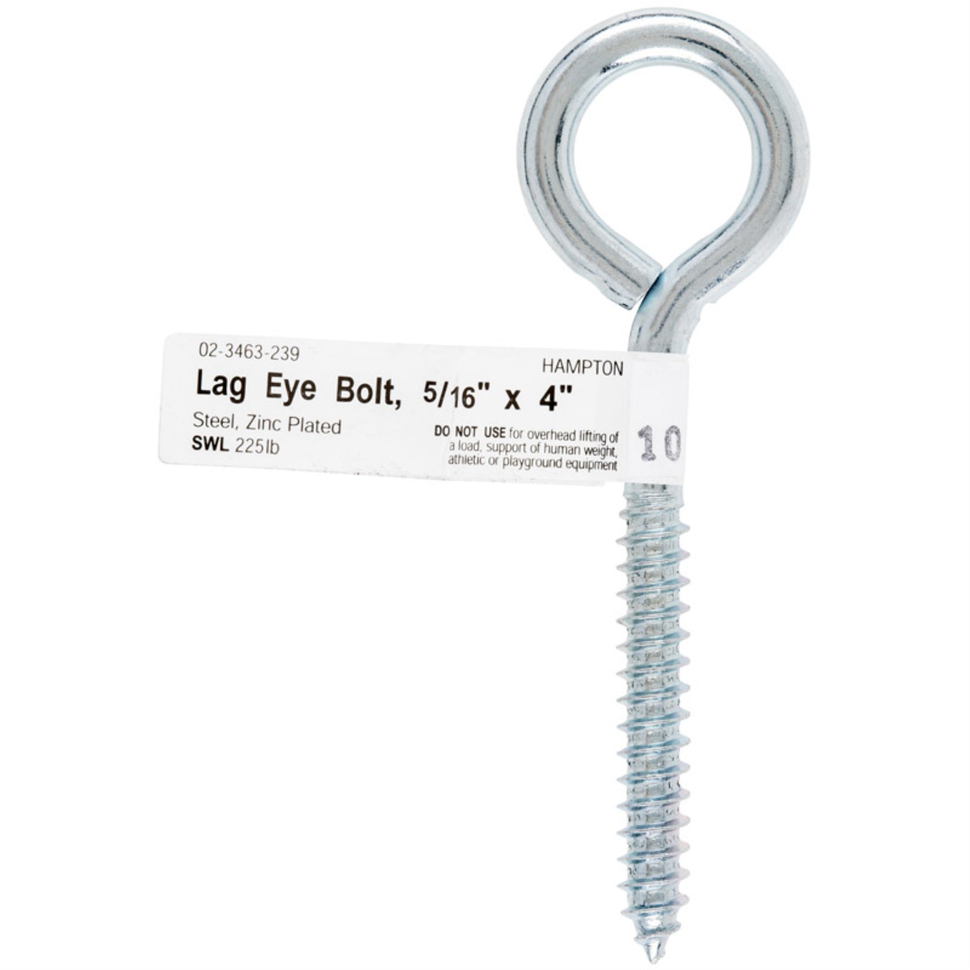 Bolt Eye Lag 5/16X4 (Pack Of 10)