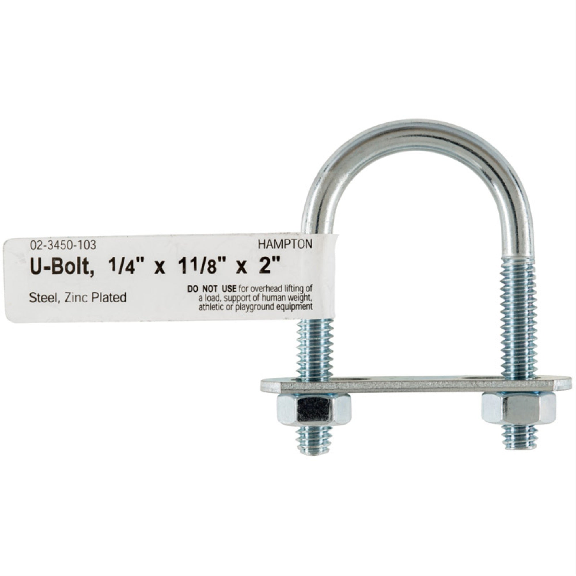 Bolt U 1/4X1-1/8X2 (Pack Of 10)