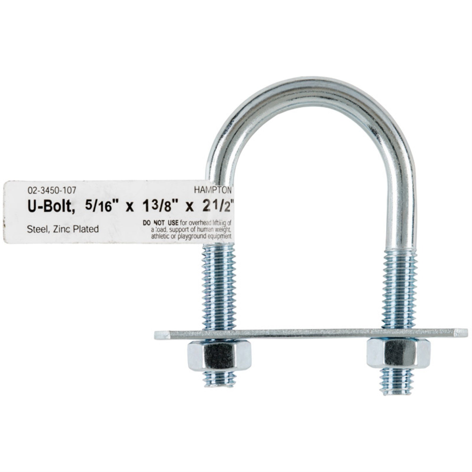 Bolt U 5/16X1-3/8X2.5 (Pack Of 10)