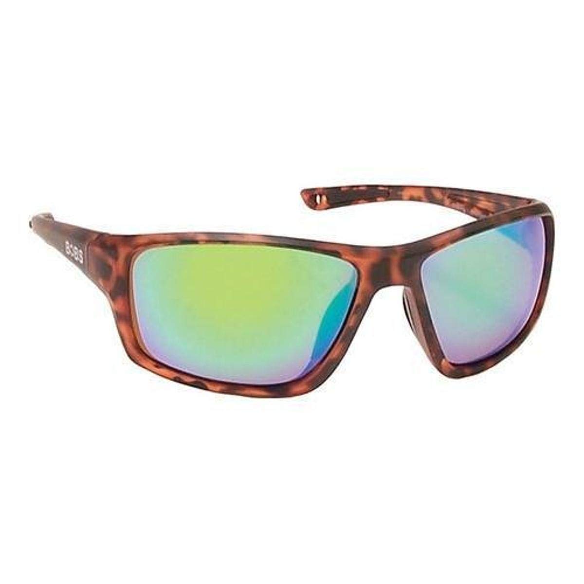 Floating nylon frame and polarized lenses - FP-04 tortoise/brown/green flash