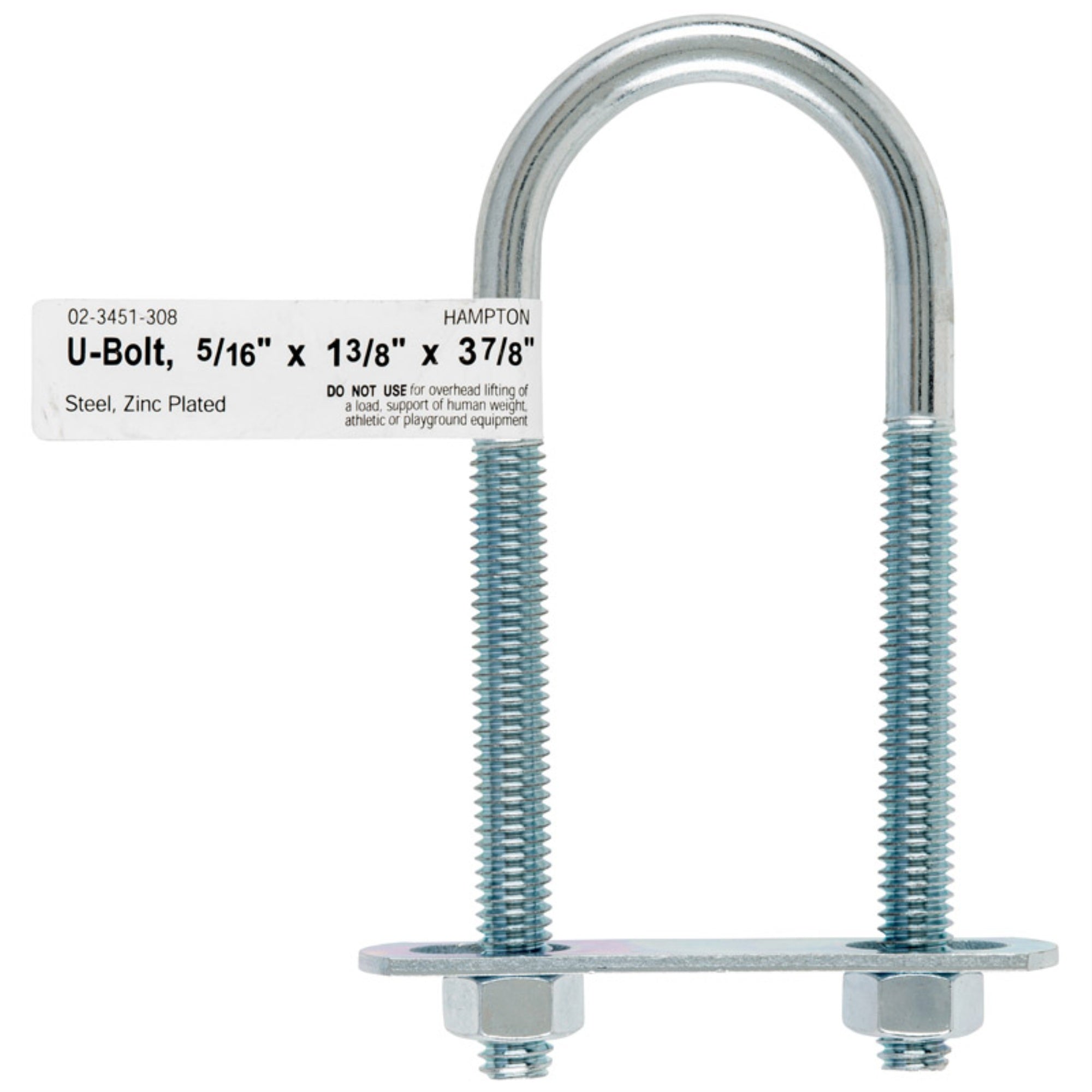 Bolt U 5/16X1.38X3.88 (Pack Of 10)