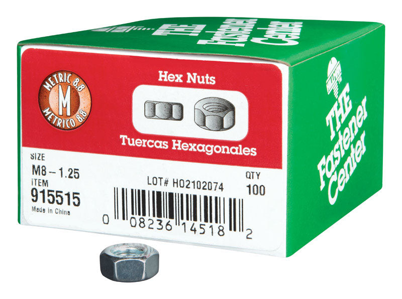 Metr Hx Nuts Sp M8-1.25 (Pack Of 1)