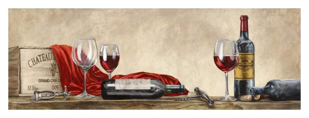 Grand Cru Wines-Paper Art-38x14”