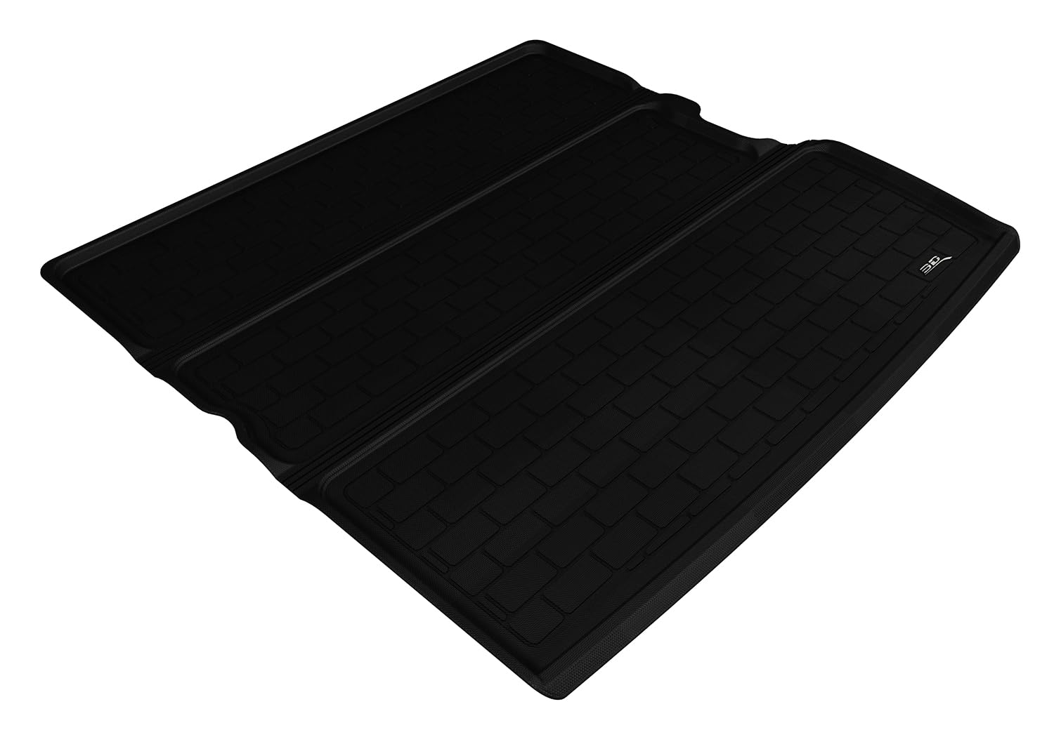 3D MAXpider HONDA PILOT 2009-2015 KAGU BLACK BEHIND 2ND ROW STOWABLE CARGO LINER