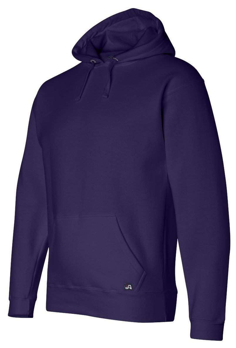 J. America Premium Hooded Sweatshirt - Purple, XL