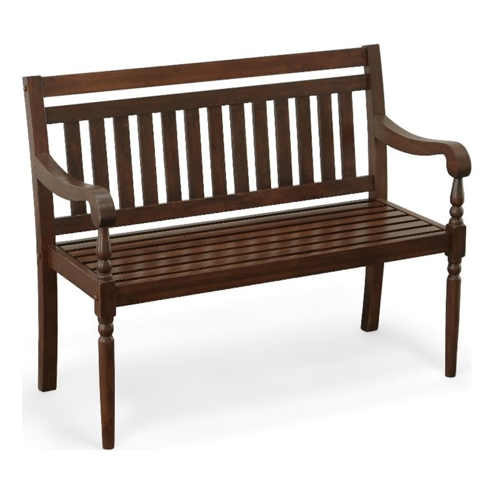 Belmont Outdoor Wooden Bench - Elm