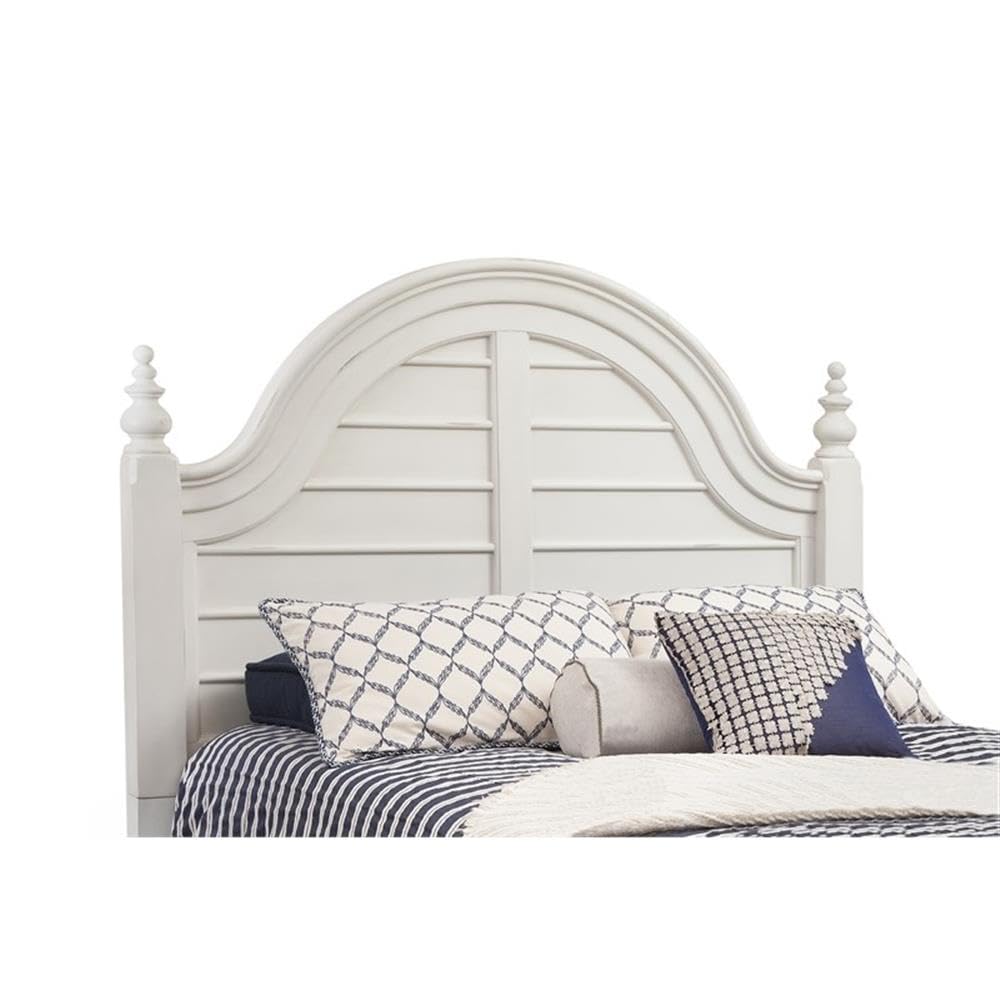 Rodanthe 5/0 Poster Headboard - Dove White
