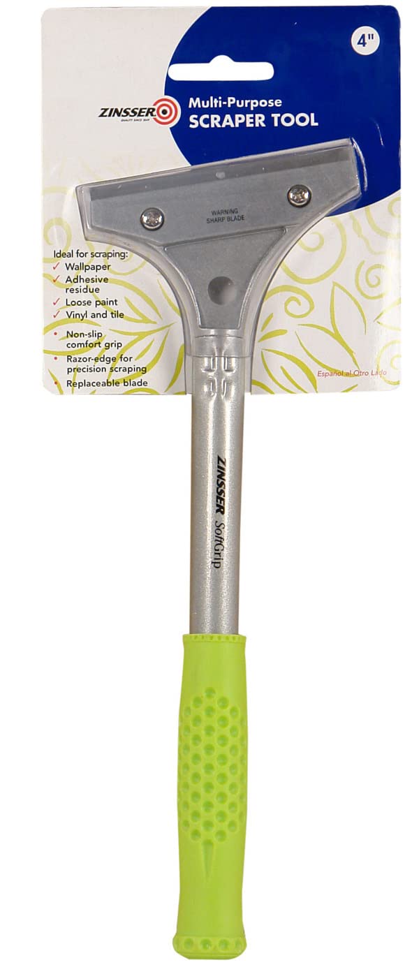 Zinsser Rust-Oleum 98014 4-Inch Long-Handle Scraper Tool