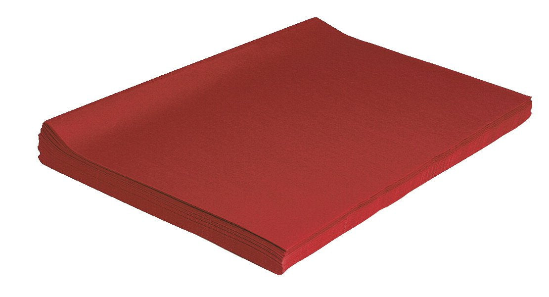 Spectra Deluxe Bleeding Tissue Paper, 20 x 30 Inches, National Red, Pack of 24