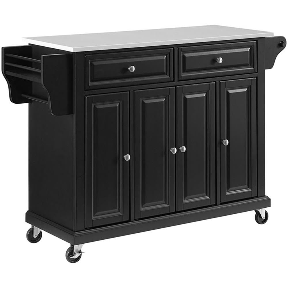 Full Size Granite Top Kitchen Cart