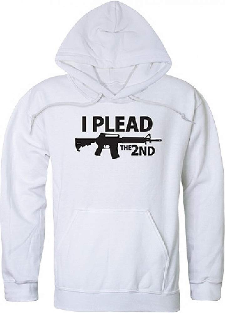 Graphic Pullover,I Plead the 2nd, White, M