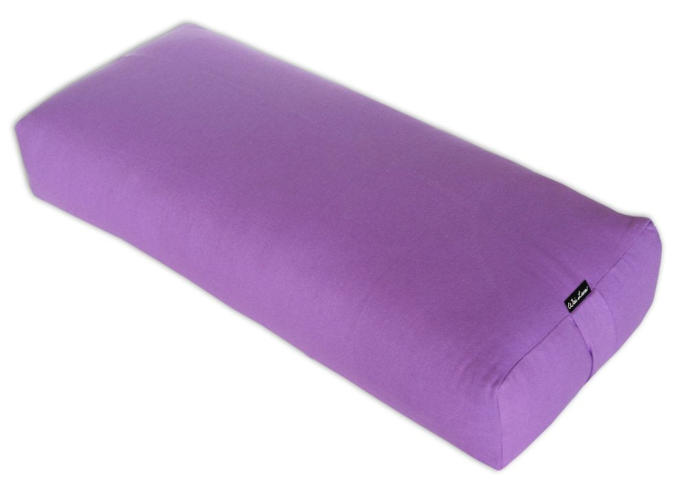 Rectangular Yoga Bolster, Purple