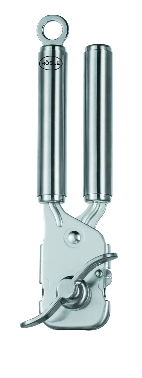 Rosle Stainless Steel Can Opener With Pliers Grip, 7-Inch