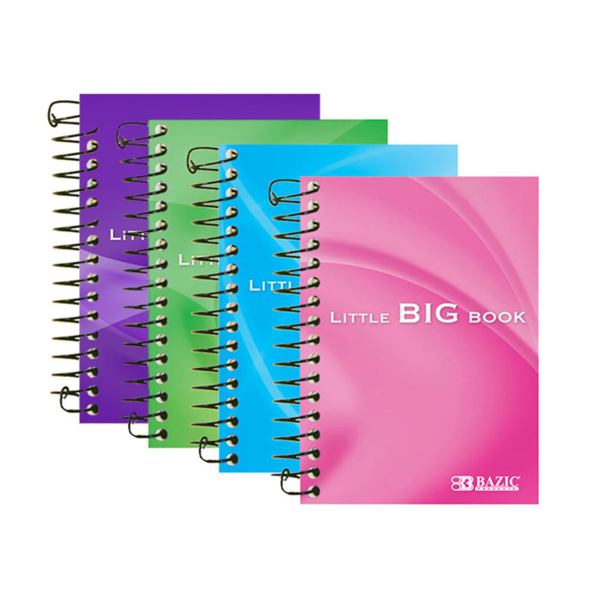 Bazic 180 Ct. 4' X 5.5' Spiral Fat Book