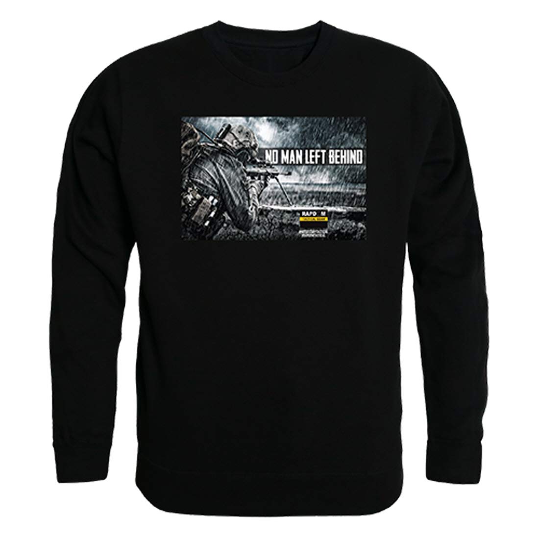 Graphic Crewneck, No Men Left, Black, S
