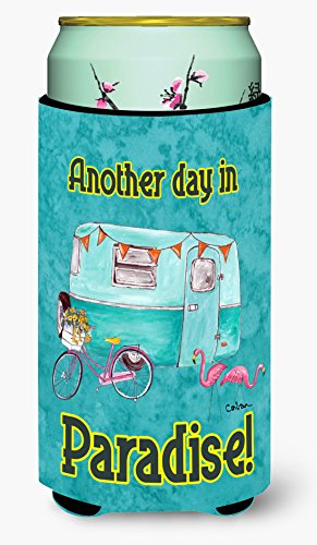 Carolines Treasures 8758Tbc Another Day In Paradise Tall Boy Beverage Insulator Beverage Insulator Hugger, Tall Boy, Multicolor