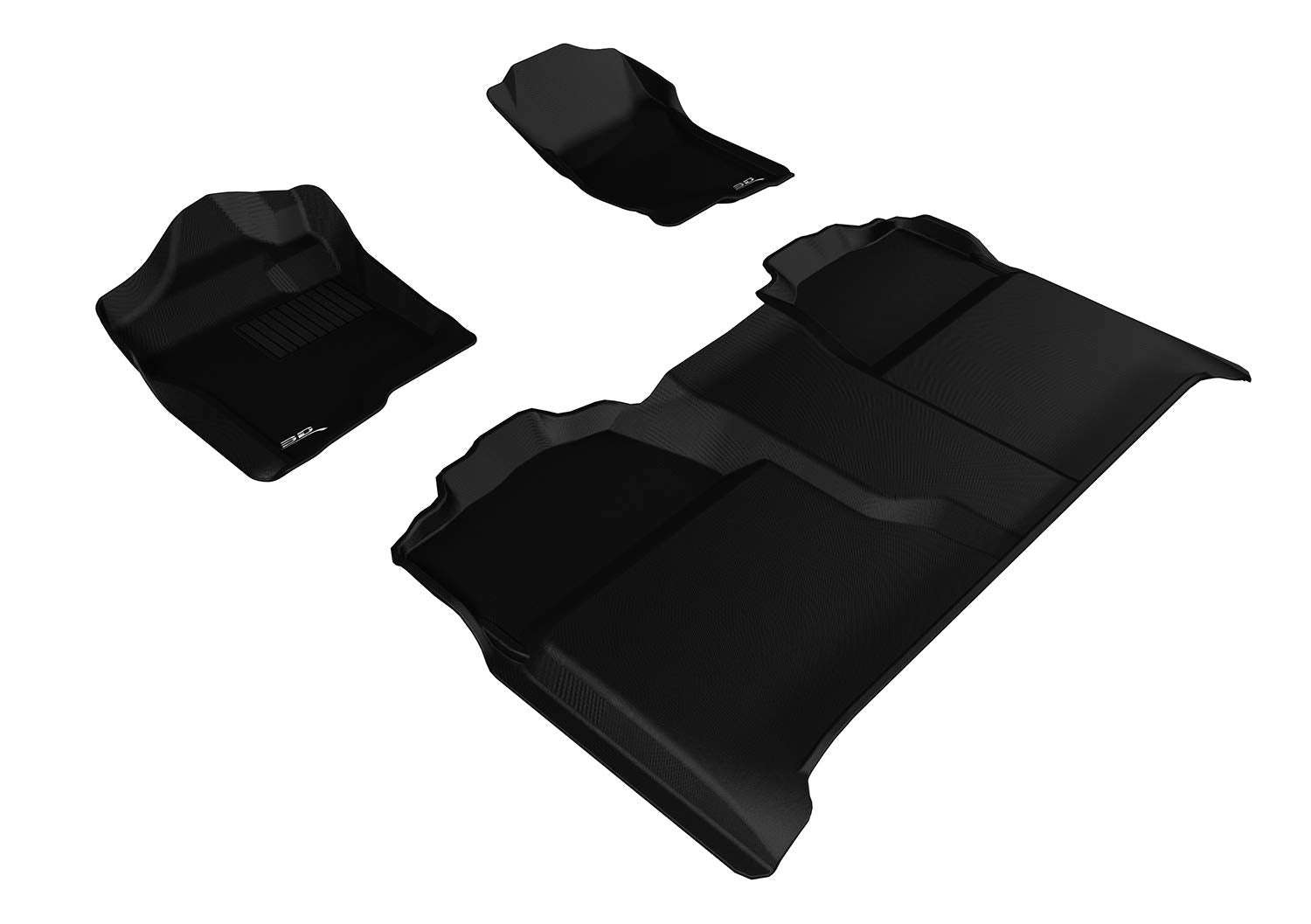 3D MAXpider GMC SIERRA 1500 / 2500 / 3500 CREW CAB 2007-2013 KAGU BLACK R1 R2