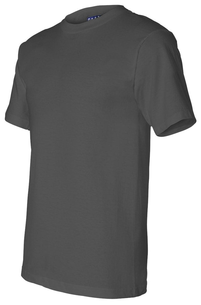 Bayside Union-Made Short Sleeve T-Shirt - Charcoal, XL