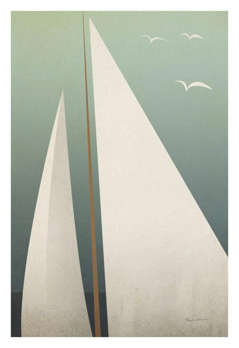 Sails IV -Paper Art-22x32”