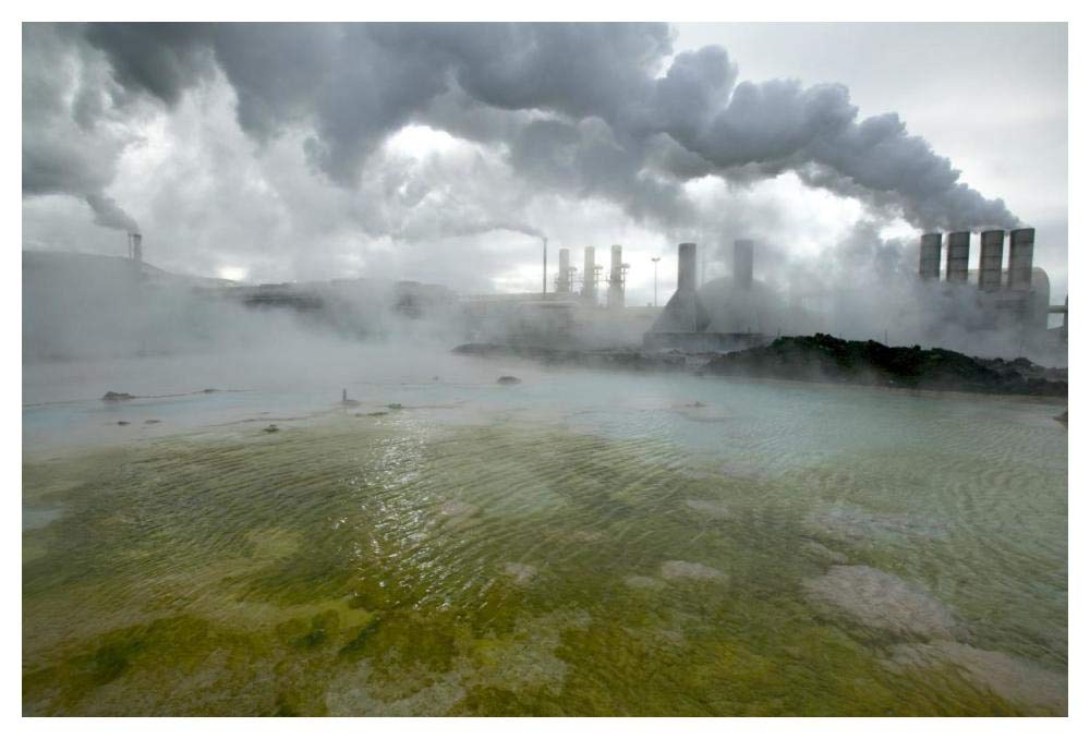 Svartsengi geothermal power plant, Reykjanes Peninsula, Iceland-Paper Art-50x34”