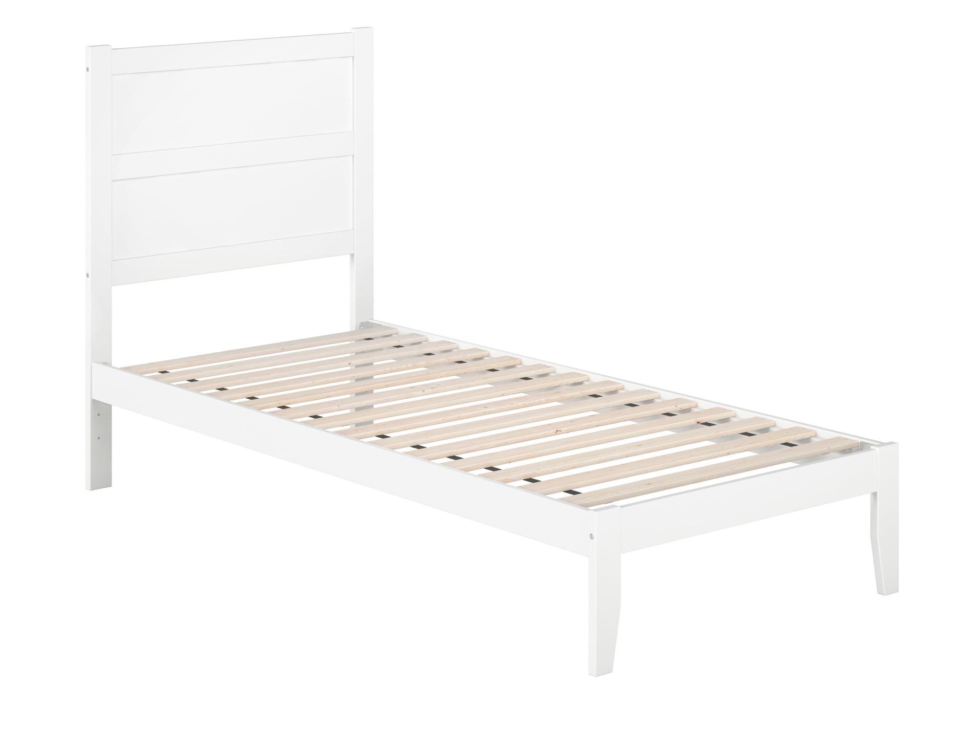 NoHo Twin XL Platform Bed in White