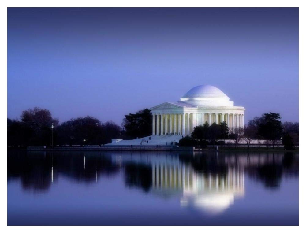 Jefferson Memorial, Washington, D.C. Number 2 - Vintage Style Photo Tint Variant-Paper Art-42x32”
