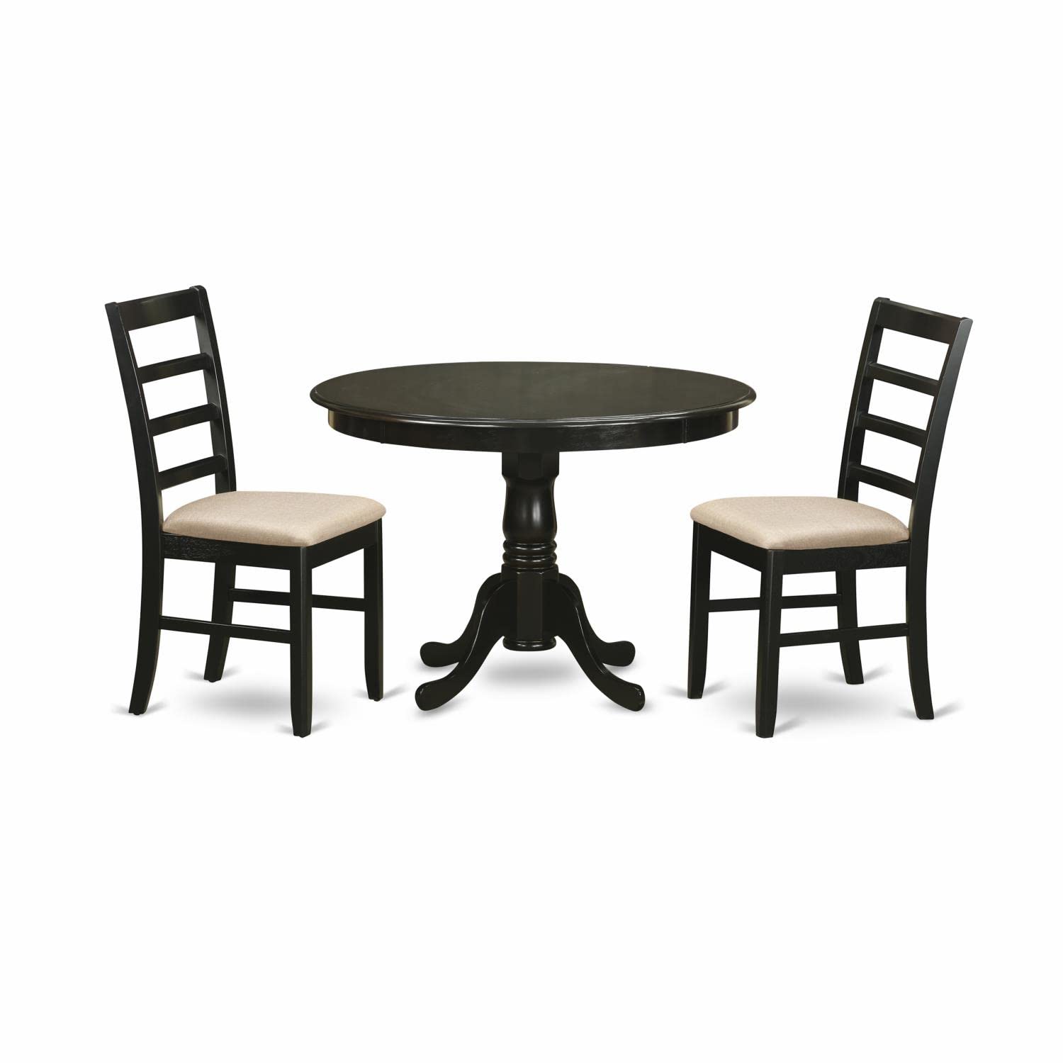 HLPF3-CAP-C 3 Pc small Kitchen Table set-Dining Table and 2 Dinette Chairs.