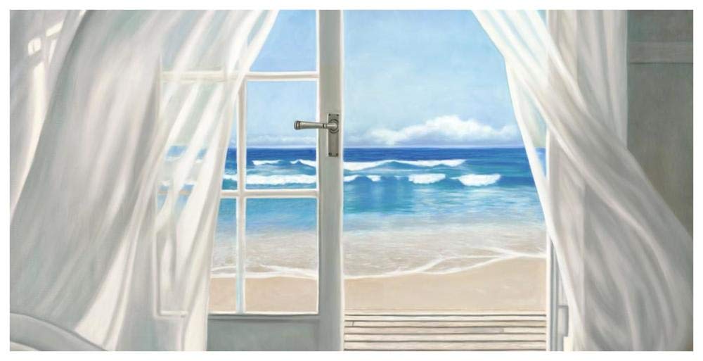 Window by the Sea (detail)-Paper Art-74x38”