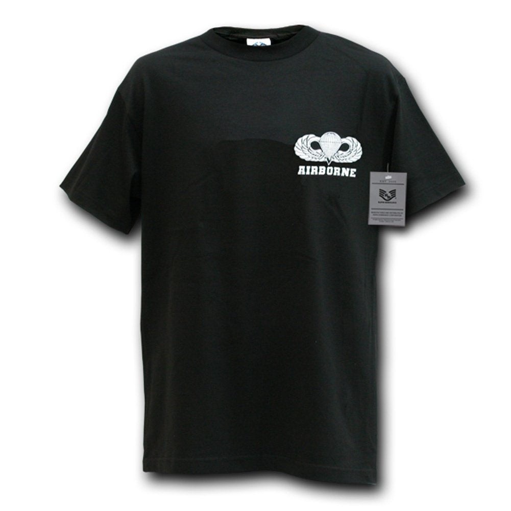 Classic Military Ts, Airborne, Black, S