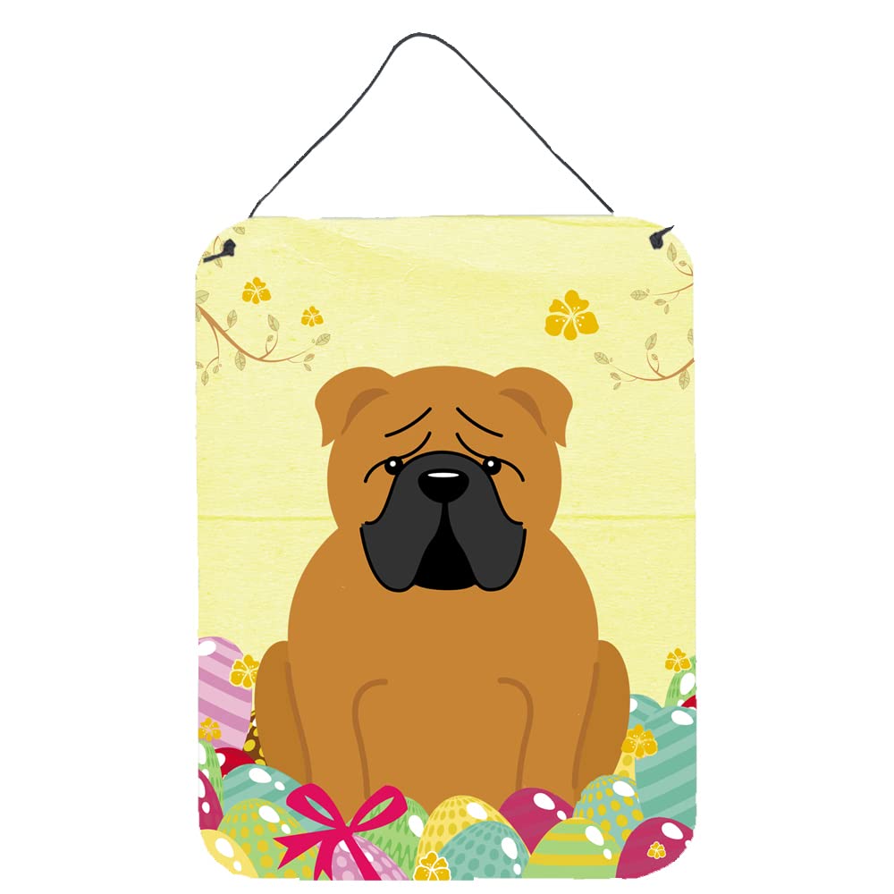 Easter Eggs Design with Dog Wall or Door Hanging Prints