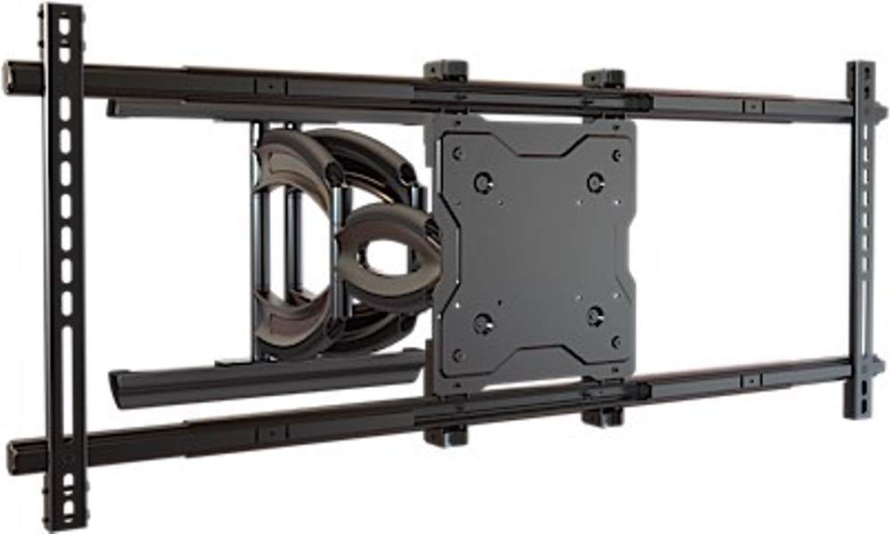 NEW Robust Series Articulating mount for large-format 70 to 90 TVs with heavy-duty smooth action dual scissor arm and post-installation leveling
