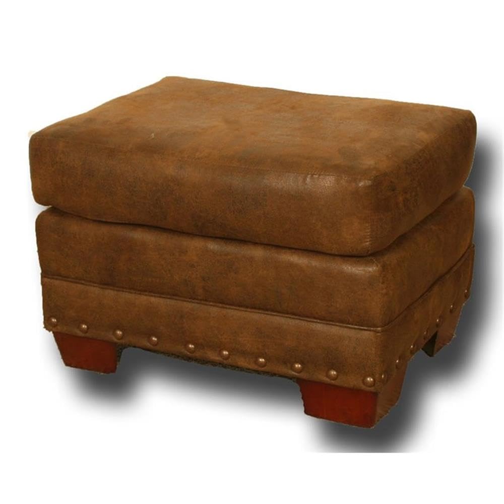Buckskin Ottoman