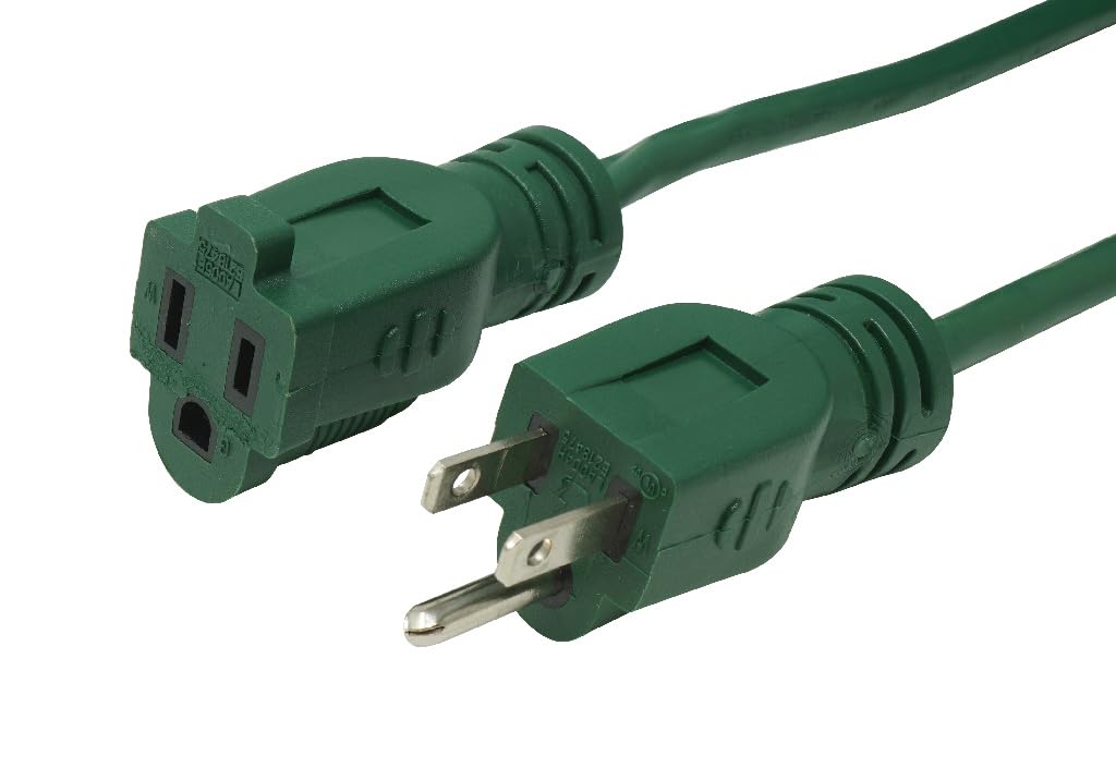 Woods 160001 16/3 Sjtw Yard Master Landscape Extension Cord; Green; 20 Foot