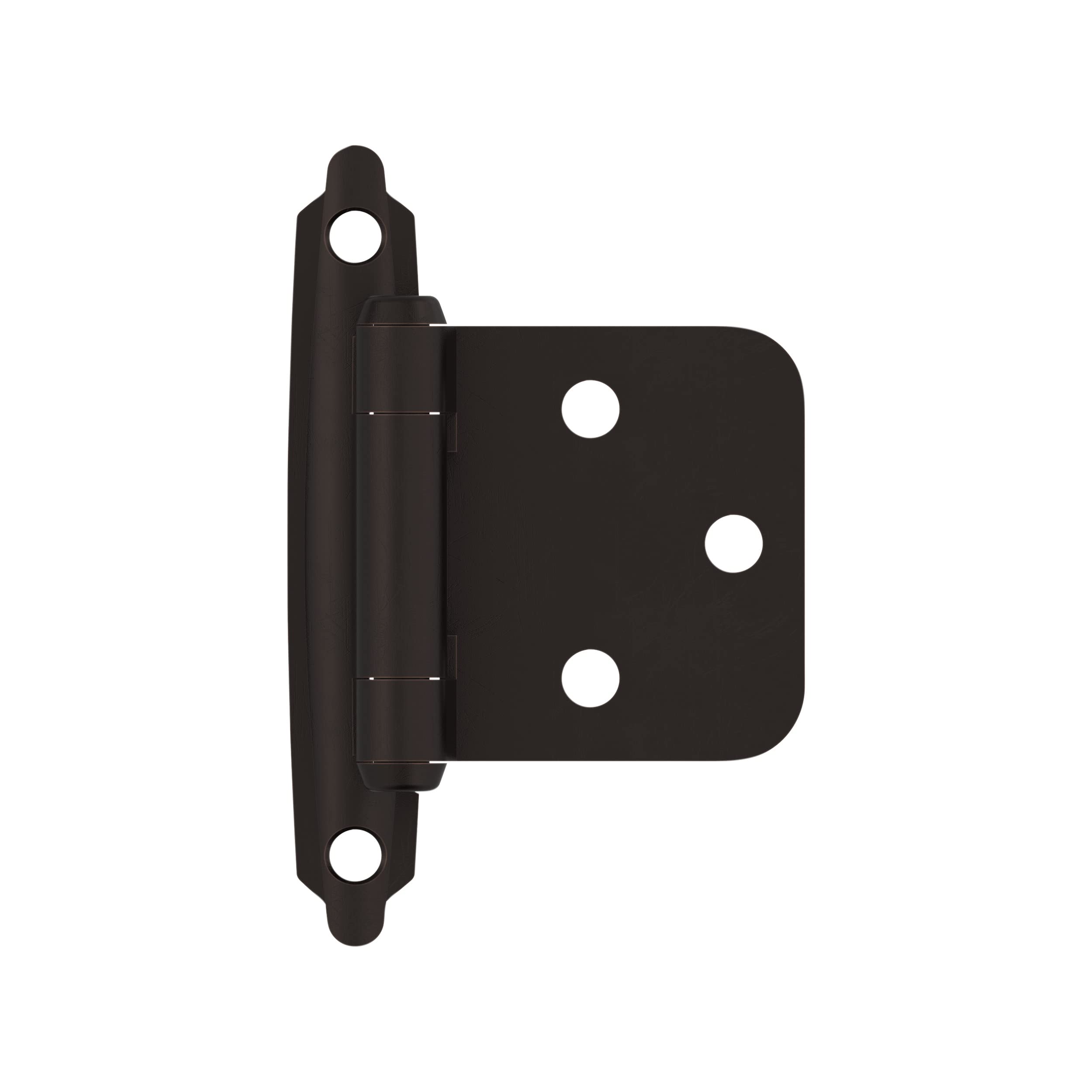 Amerock | Cabinet Hinge | Variable Overlay Hinge | Oil Rubbed Bronze | 10 Pack | Self-Closing Hinge | Face Mount Hinge | Cabinet
