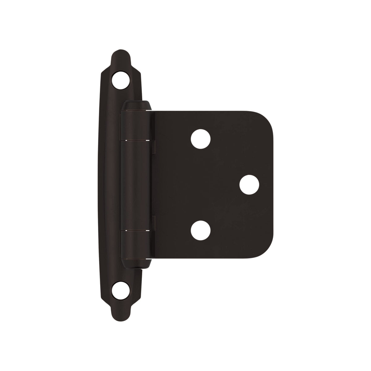 Amerock | Cabinet Hinge | Variable Overlay Hinge | Oil Rubbed Bronze | 10 Pack | Self-Closing Hinge | Face Mount Hinge | Cabinet
