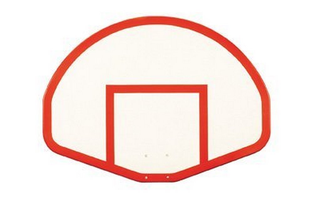39x54” Fan-Shaped Fiberglass Backboard