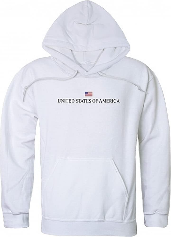 Graphic Pullover, USA, White, S