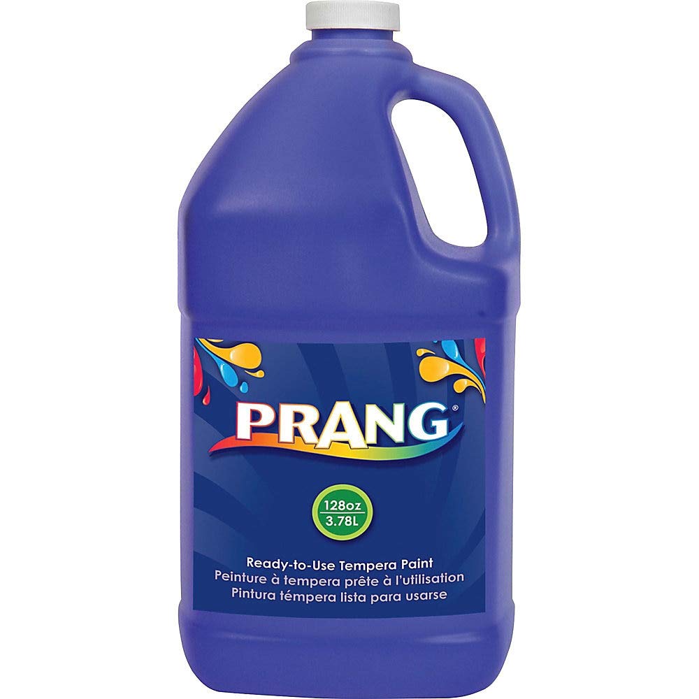 Prang Ready-To-Use Liquid Tempera Paint, 1 Gallon Bottle, Blue (22805)