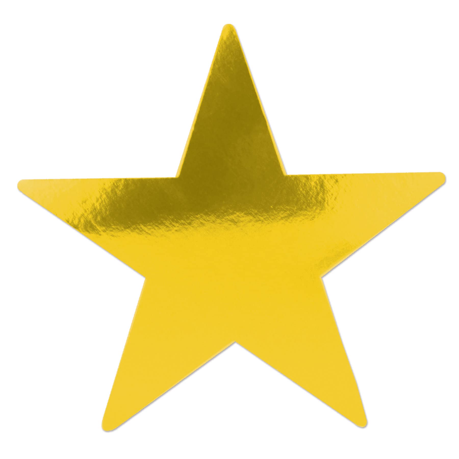 Casafoyer Gold Jumbo Foil Star Cutout - Perfect Party Decoration (2 Pack) ( Pack of 2 )