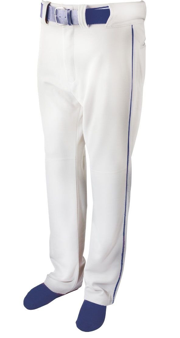BASEBALL PANT W/ PIPING-GREY/NAVY - YS