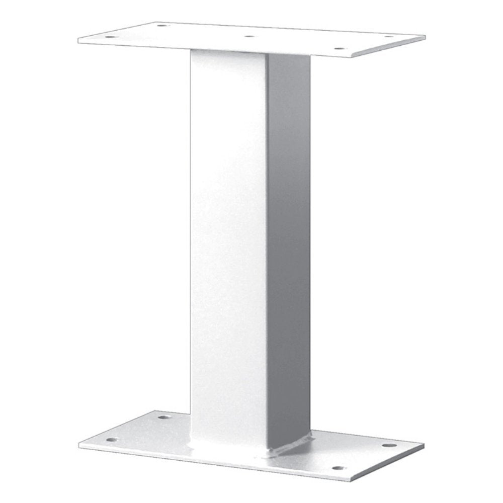 Standard Pedestal - Bolt Mounted - for Mail Package Drop - White