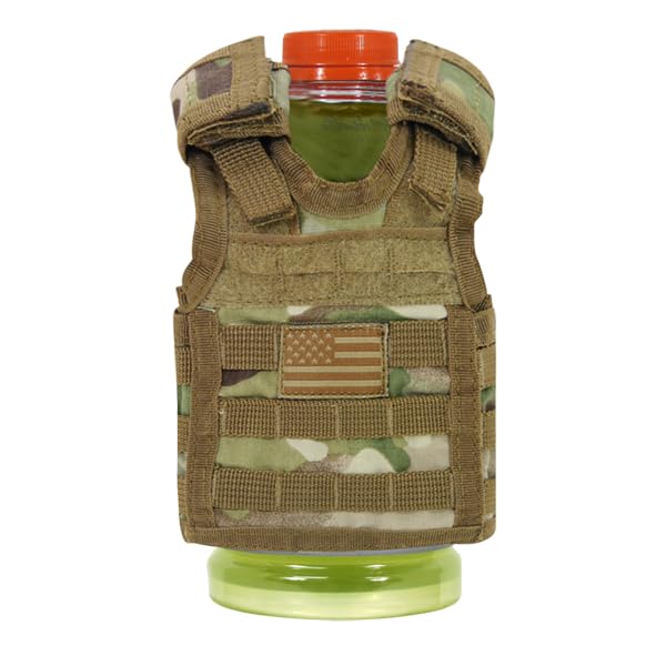 DLX Tactical Mini Vest,USA Flag,Multicam
