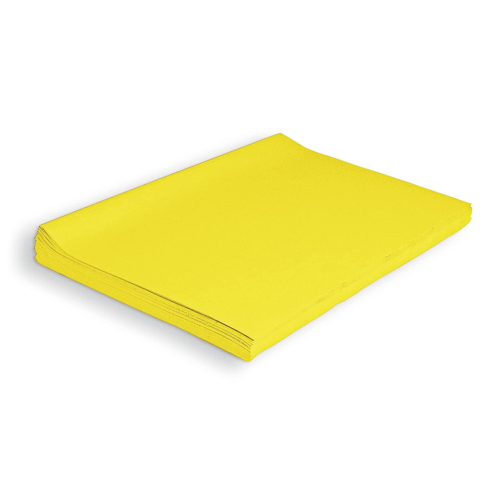 Spectra Deluxe Bleeding Recyclable Art Tissue Paper, 20 X 30 in, Canary, Pack of 24