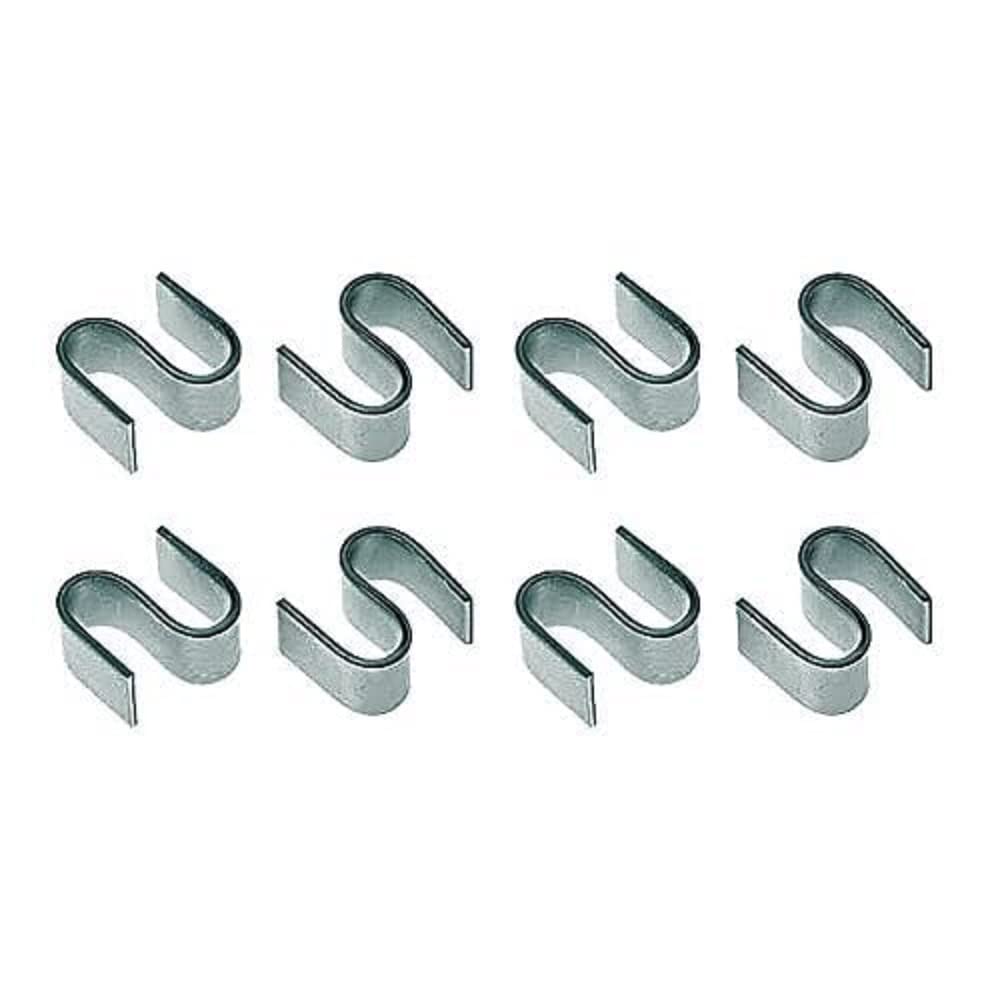 S-Hooks, 304 stainless steel (8 per pack)